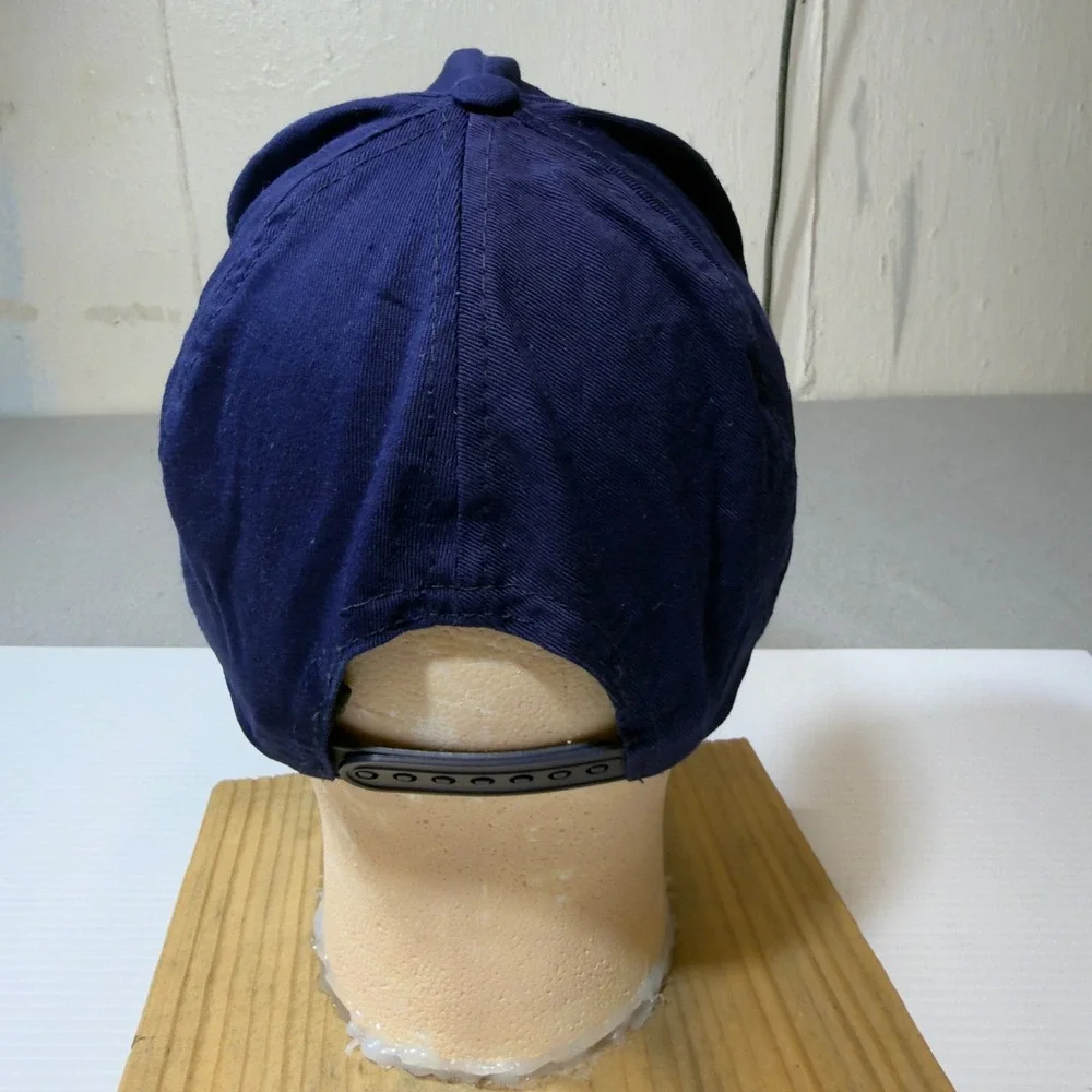 Vintage Alaska Flag Hat Cap 90s Snapback Embroidered Stars‎ Blue Souvenir